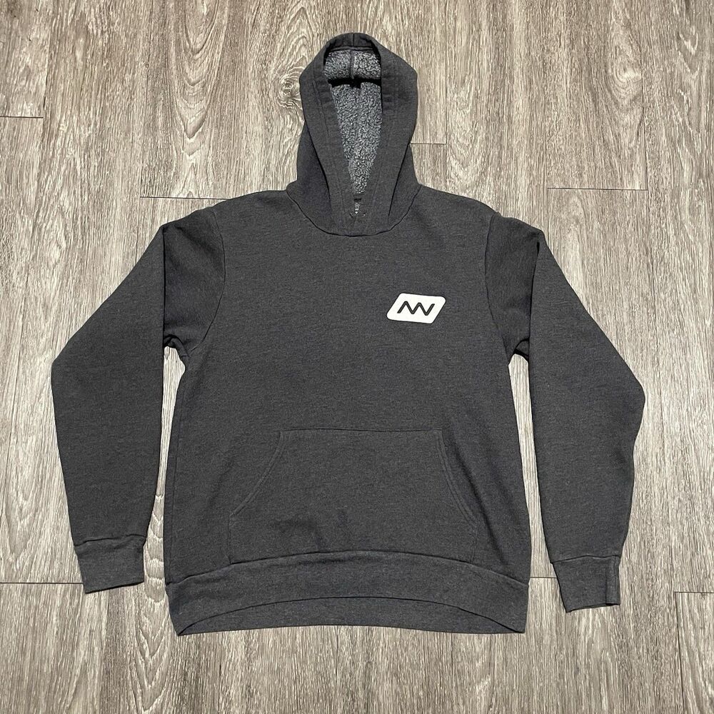ONNIT Hoodie Sweatshirt Monkey Gray Pullover Front Pocket Mens Medium